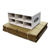 Shoe Box House Storage Box (Holds 9600 Cards) - BCW Card Storage Boxes - Collectible Storage card