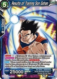 Results of Training Son Gohan - Tournament of Power - Dragon Ball Super: Masters card