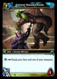 Galway Steamwhistle - Heroes of Azeroth - WoW card