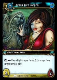 Freya Lightsworn - Heroes of Azeroth - WoW card