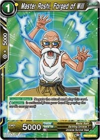 Master Roshi, Forged of Will - Tournament of Power - Dragon Ball Super: Masters card