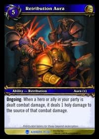 Retribution Aura - Heroes of Azeroth - WoW card
