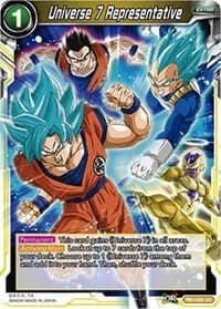 Universe 7 Representative - Tournament of Power - Dragon Ball Super: Masters card