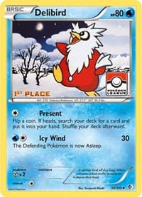 Delibird - 38/149 (Pokemon League) [1st Place] - League & Championship Cards - Pokemon card