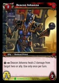 Deacon Johanna - Heroes of Azeroth - WoW card