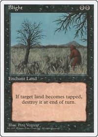 Blight - Fourth Edition - Magic: The Gathering card