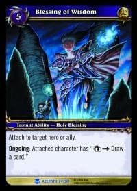 Blessing of Wisdom - Heroes of Azeroth - WoW card