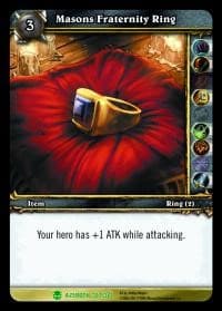 Masons Fraternity Ring - Heroes of Azeroth - WoW card
