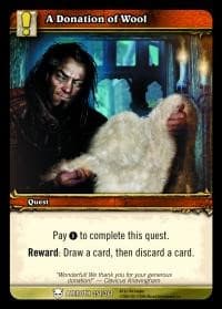 A Donation of Wool - Heroes of Azeroth - WoW card