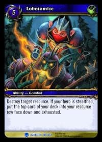 Lobotomize - Heroes of Azeroth - WoW card