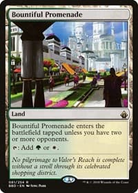 Bountiful Promenade - Battlebond - Magic: The Gathering card