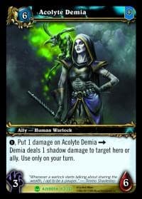 Acolyte Demia - Heroes of Azeroth - WoW card