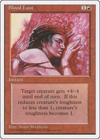 Blood Lust - Fourth Edition - Magic: The Gathering card