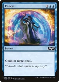 Cancel - Core Set 2019 - Magic: The Gathering card