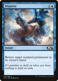 Disperse - Core Set 2019 - Magic: The Gathering card