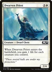 Dwarven Priest - Core Set 2019 - Magic: The Gathering card