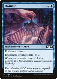 Dwindle - Core Set 2019 - Magic: The Gathering card