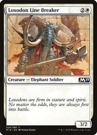 Loxodon Line Breaker - Core Set 2019 - Magic: The Gathering card