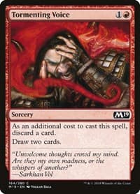 Tormenting Voice - Core Set 2019 - Magic: The Gathering card
