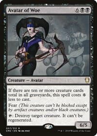Avatar of Woe - Commander Anthology Volume II - Magic: The Gathering card