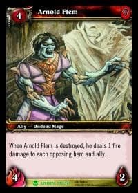 Arnold Flem - Heroes of Azeroth - WoW card