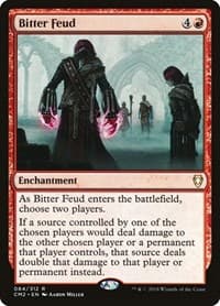 Bitter Feud - Commander Anthology Volume II - Magic: The Gathering card