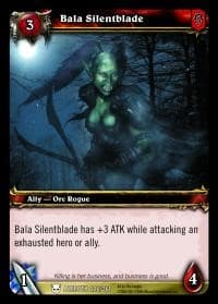 Bala Silentblade - Heroes of Azeroth - WoW card