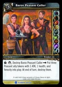 Barov Peasant Caller - Heroes of Azeroth - WoW card