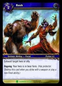 Bash - Heroes of Azeroth - WoW card