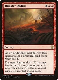 Disaster Radius - Commander Anthology Volume II - Magic: The Gathering card