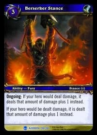 Berserker Stance - Heroes of Azeroth - WoW card