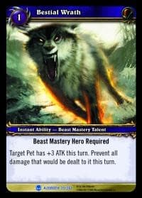 Bestial Wrath - Heroes of Azeroth - WoW card
