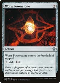 Worn Powerstone - Commander Anthology Volume II - Magic: The Gathering card