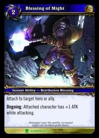 Blessing of Might - Heroes of Azeroth - WoW card