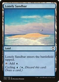 Lonely Sandbar - Commander Anthology Volume II - Magic: The Gathering card
