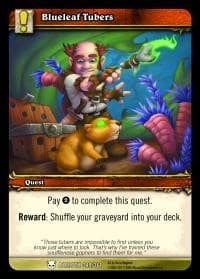 Blueleaf Tubers - Heroes of Azeroth - WoW card