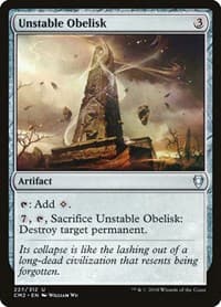 Unstable Obelisk - Commander Anthology Volume II - Magic: The Gathering card