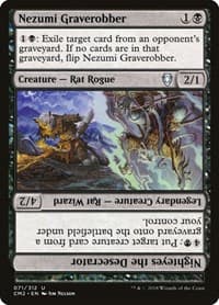 Nezumi Graverobber // Nighteyes the Desecrator - Commander Anthology Volume II - Magic: The Gathering card