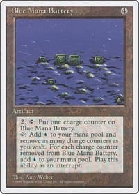 Blue Mana Battery - Fourth Edition - Magic: The Gathering card