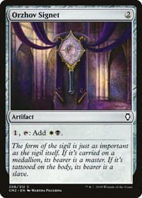 Orzhov Signet - Commander Anthology Volume II - Magic: The Gathering card