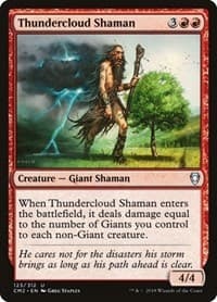 Thundercloud Shaman - Commander Anthology Volume II - Magic: The Gathering card