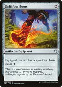 Swiftfoot Boots - Commander Anthology Volume II - Magic: The Gathering card