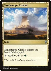 Sandsteppe Citadel - Commander Anthology Volume II - Magic: The Gathering card
