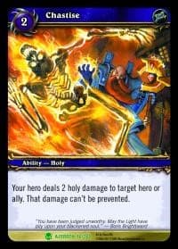 Chastise - Heroes of Azeroth - WoW card