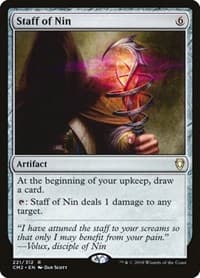 Staff of Nin - Commander Anthology Volume II - Magic: The Gathering card