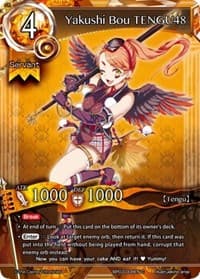 Yakushi Bou TENGU48 - The New World Order Admissions - The Caster Chronicles card