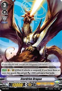 Stardrive Dragon - V Start Deck 01: 2018 Free Experience Deck "Royal Paladin" - Cardfight Vanguard card