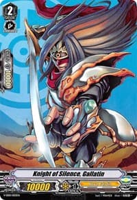 Knight of Silence, Gallatin - V Start Deck 01: 2018 Free Experience Deck "Royal Paladin" - Cardfight Vanguard card