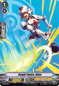 Knight Squire, Allen - V Start Deck 01: 2018 Free Experience Deck "Royal Paladin" - Cardfight Vanguard card