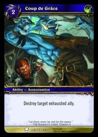 Coup de Grace - Heroes of Azeroth - WoW card